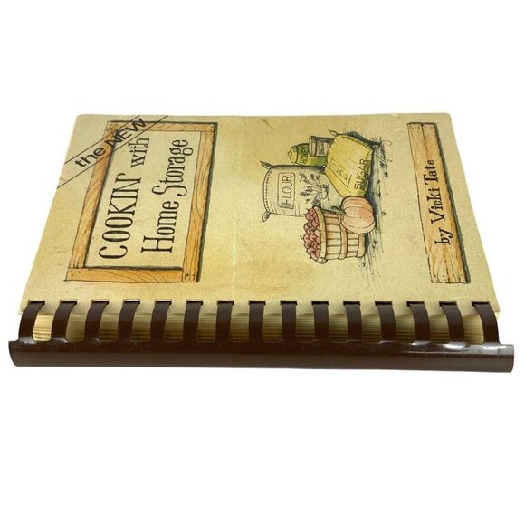 Cookin With Home Storage By Vicki Tate Revised Ed Spiral Bound Cookbook 1993 - Picture 2 of 12